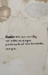 Fotopoema Encalar era casi un rito
